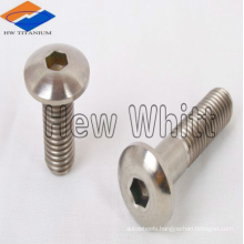 hot forged high quality titanium button head bolt